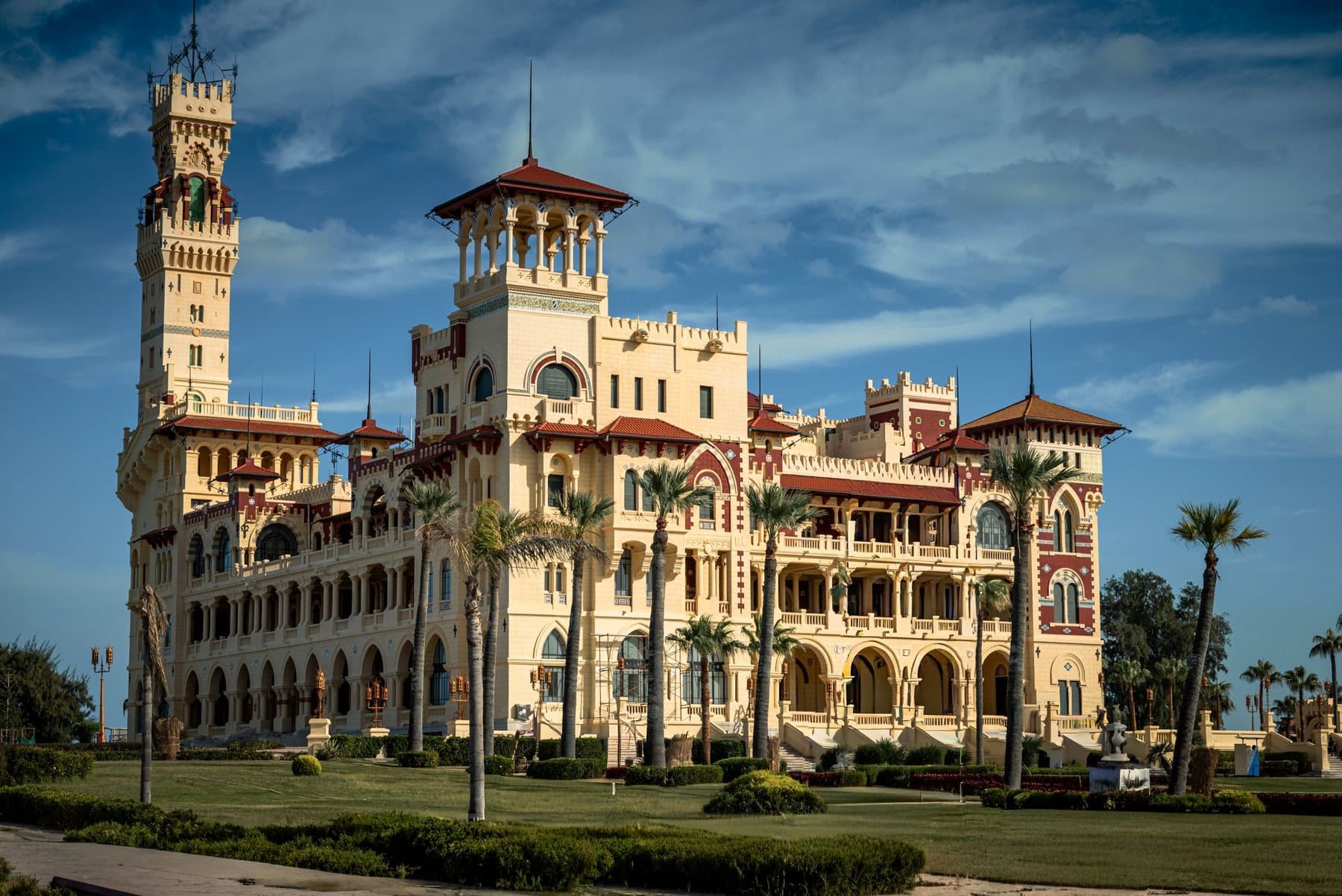 Montaza Palace and its royal gardens in Alexandria