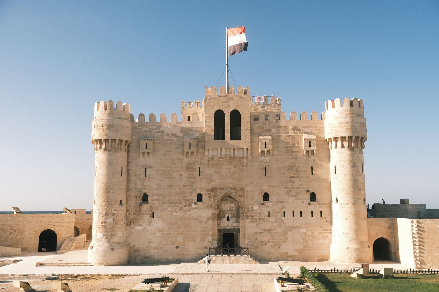 The Citadel of Qaitbay on the site of the ancient Pharos lighthouse