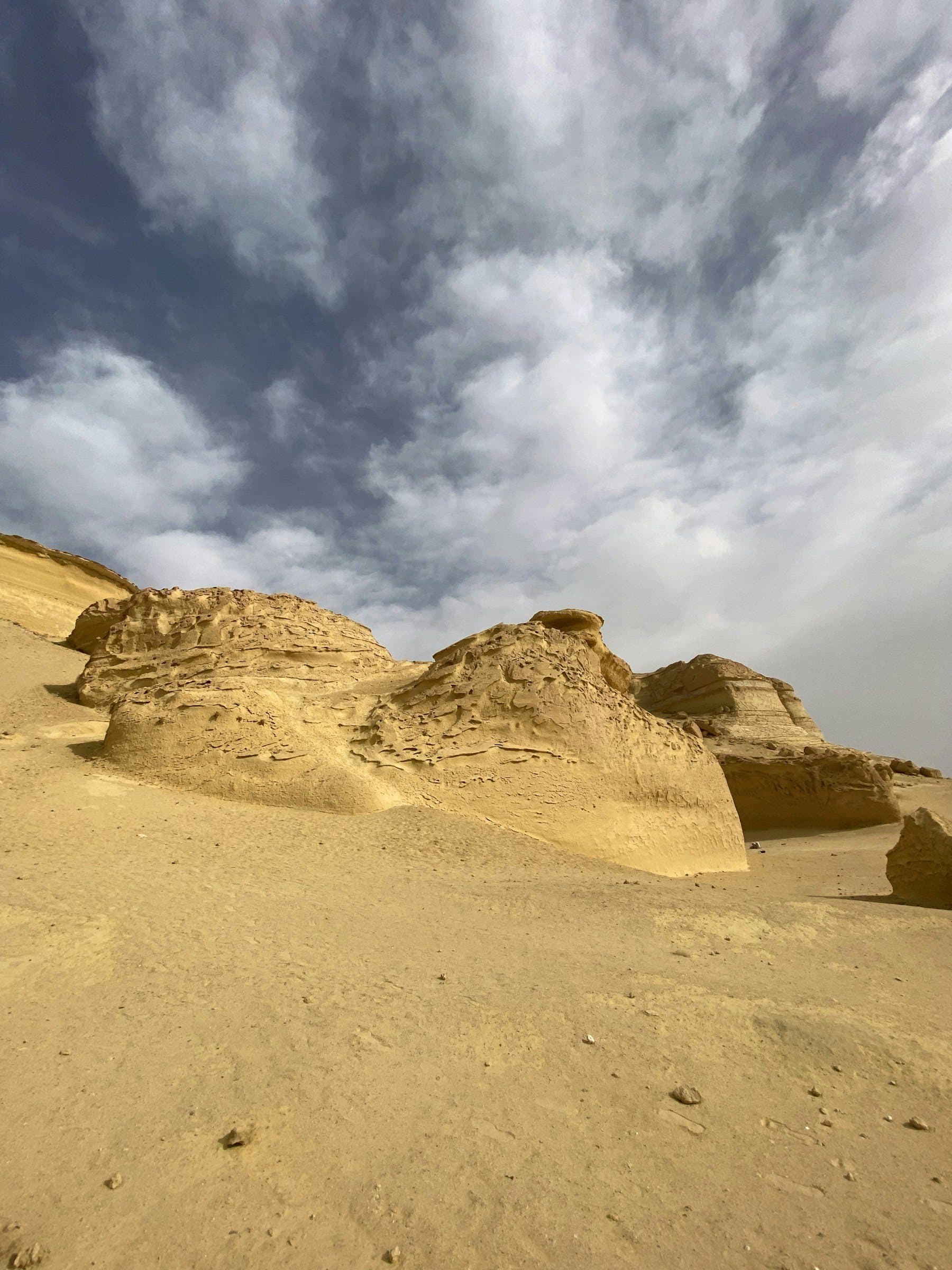 Desert rocks and dunes near Fayoum